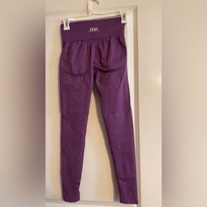 Purple seamless leggings